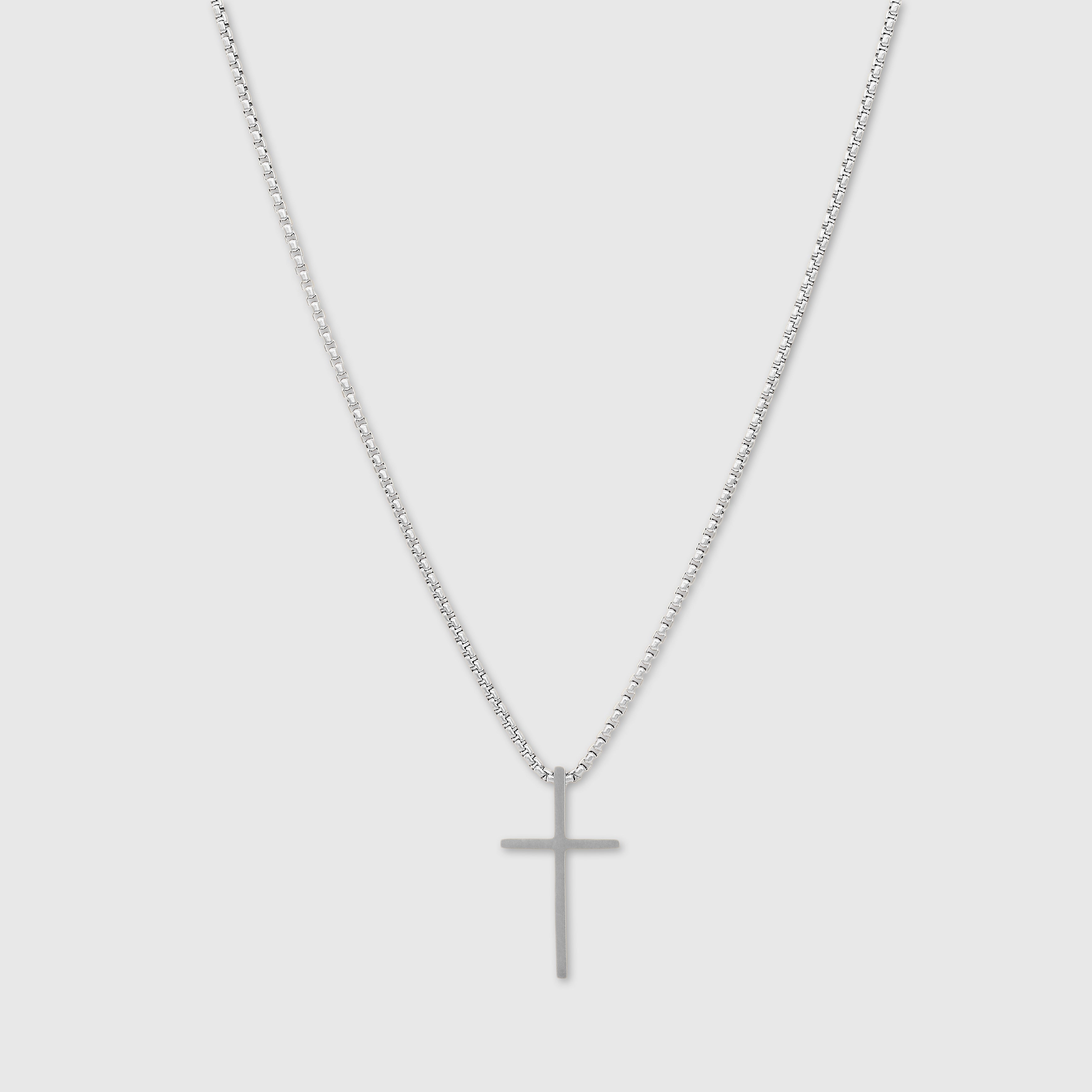 Cross Necklace (Silver)