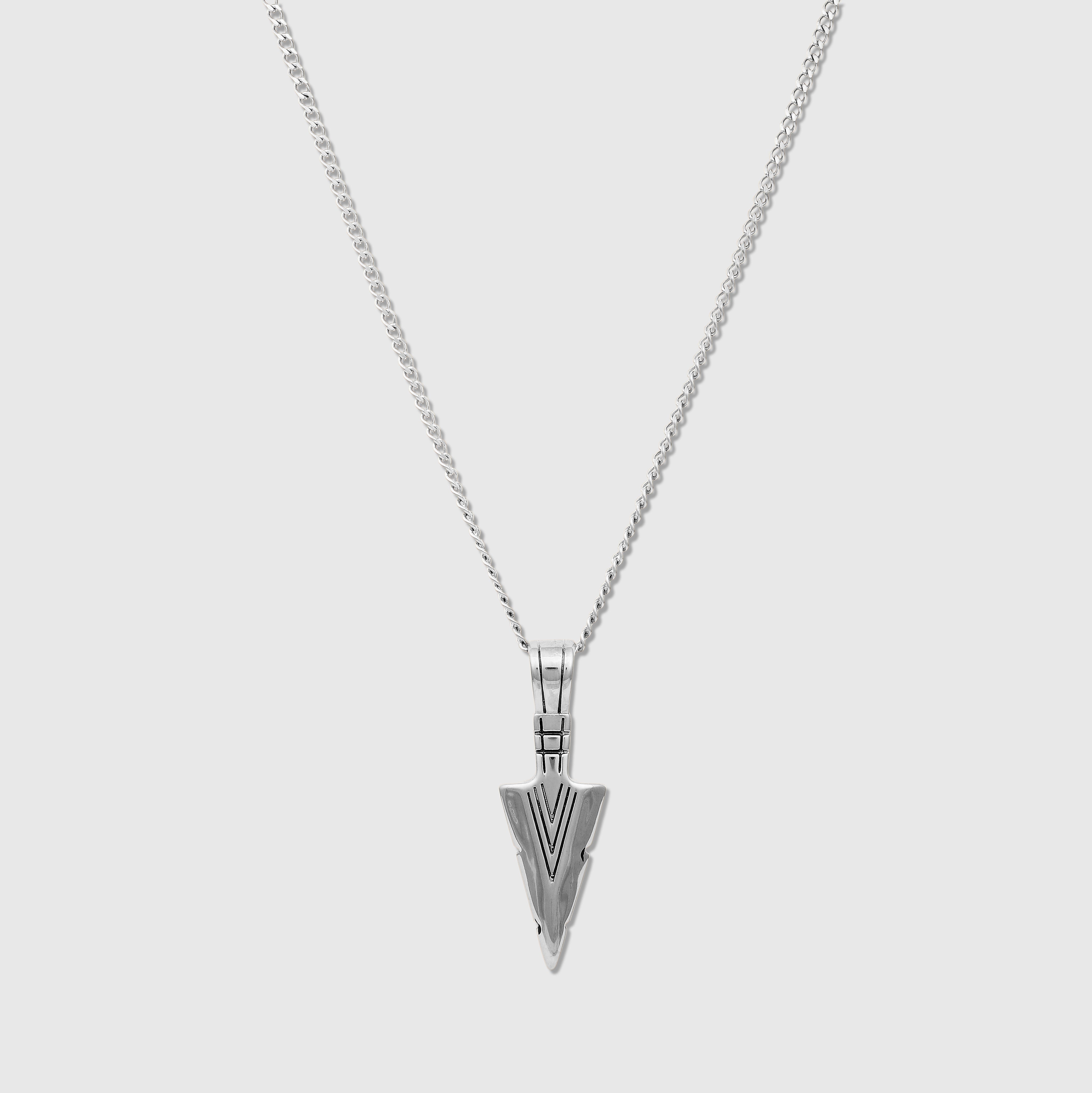 Arrow Head Necklace (Silver)