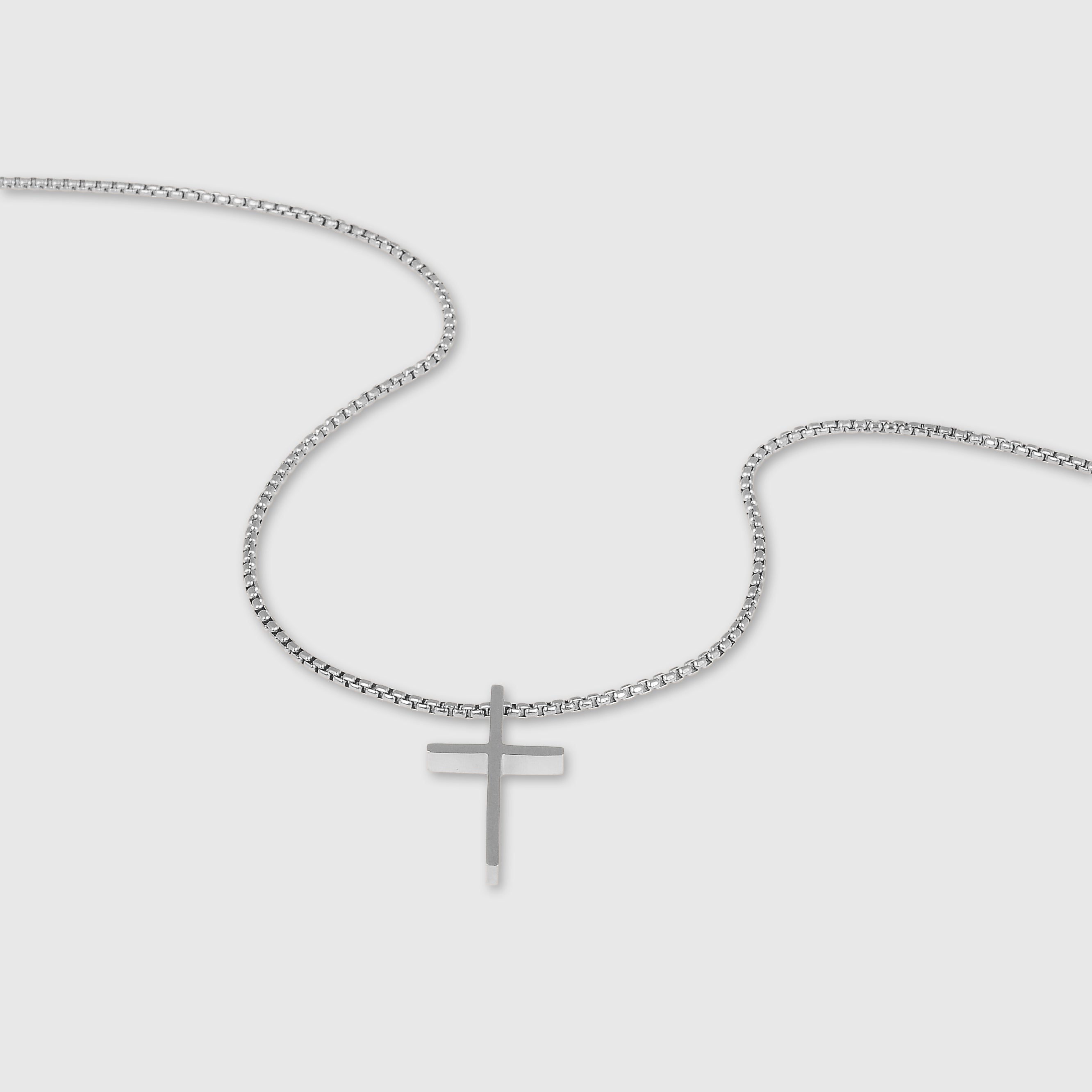 Cross Necklace (Silver)