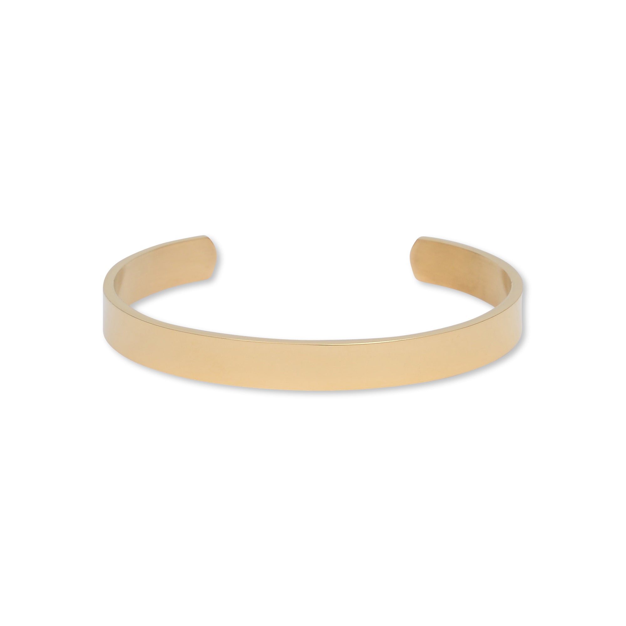 Gold Stainless Steel Cuff Bangle