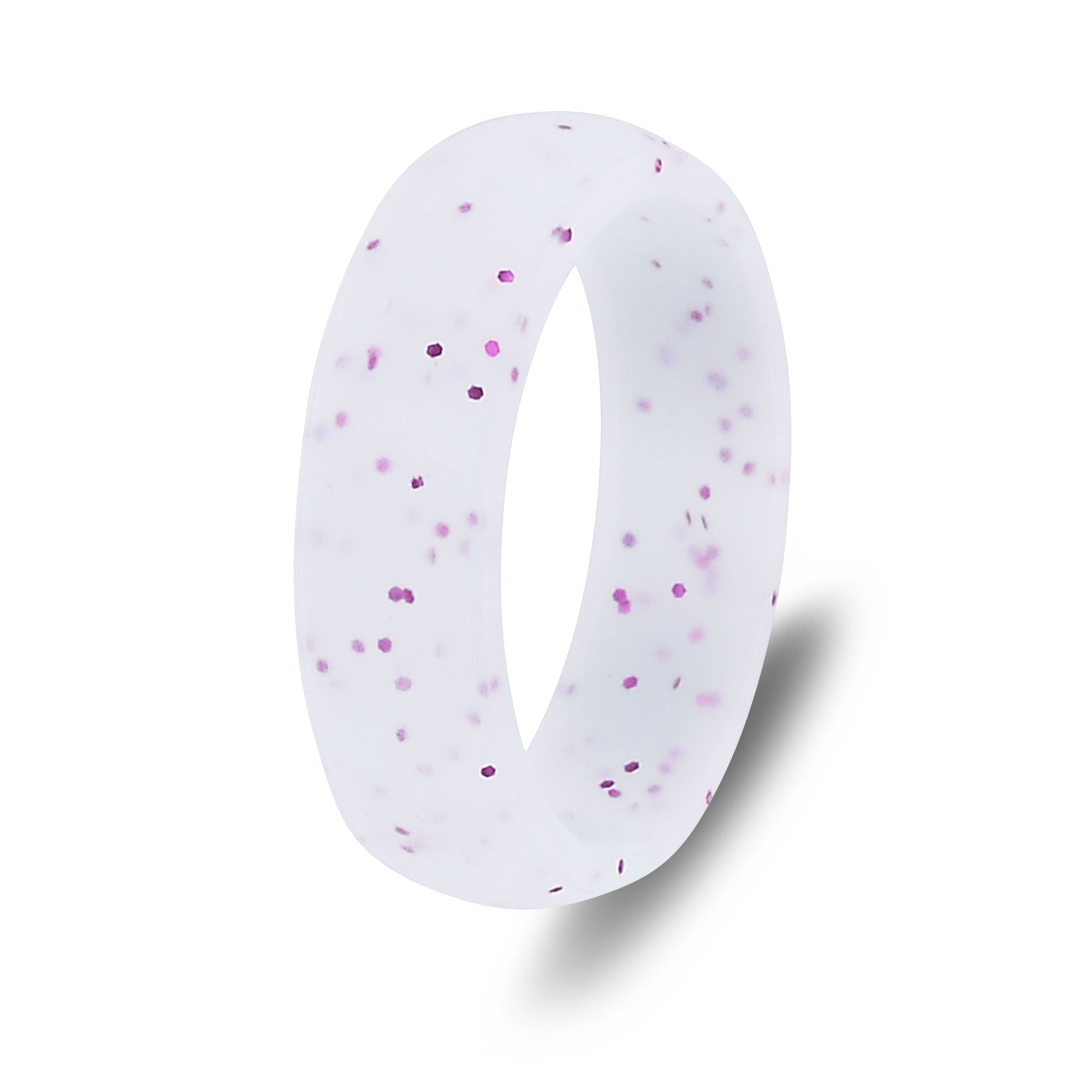 The Snowy Sequin - Women's Silicone Ring