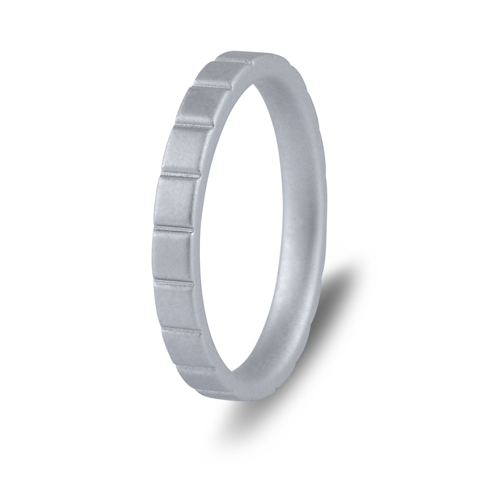 The Silver Shimmer - Women's Silicone Ring