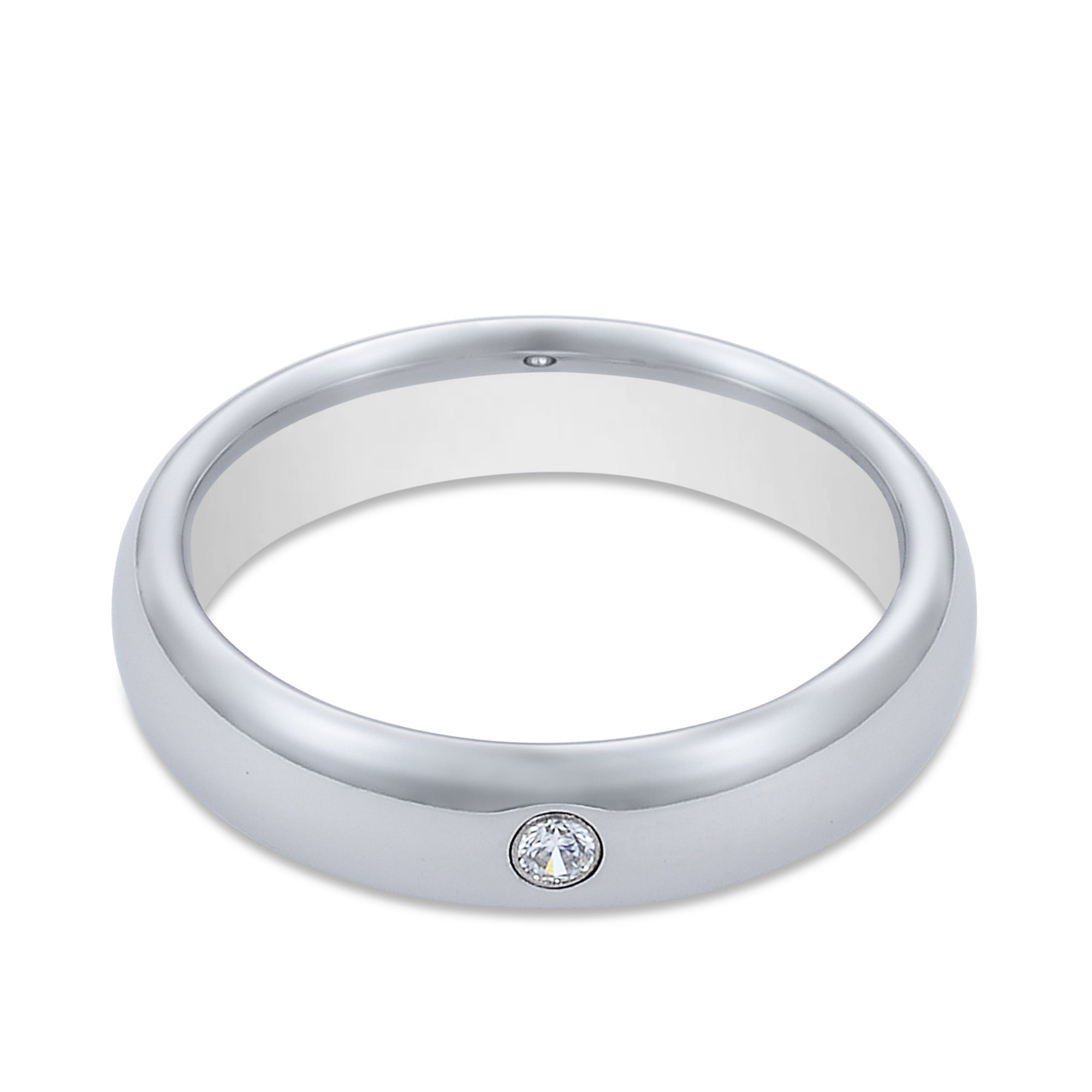 The Nebula - Women's Silver Tungsten Ring