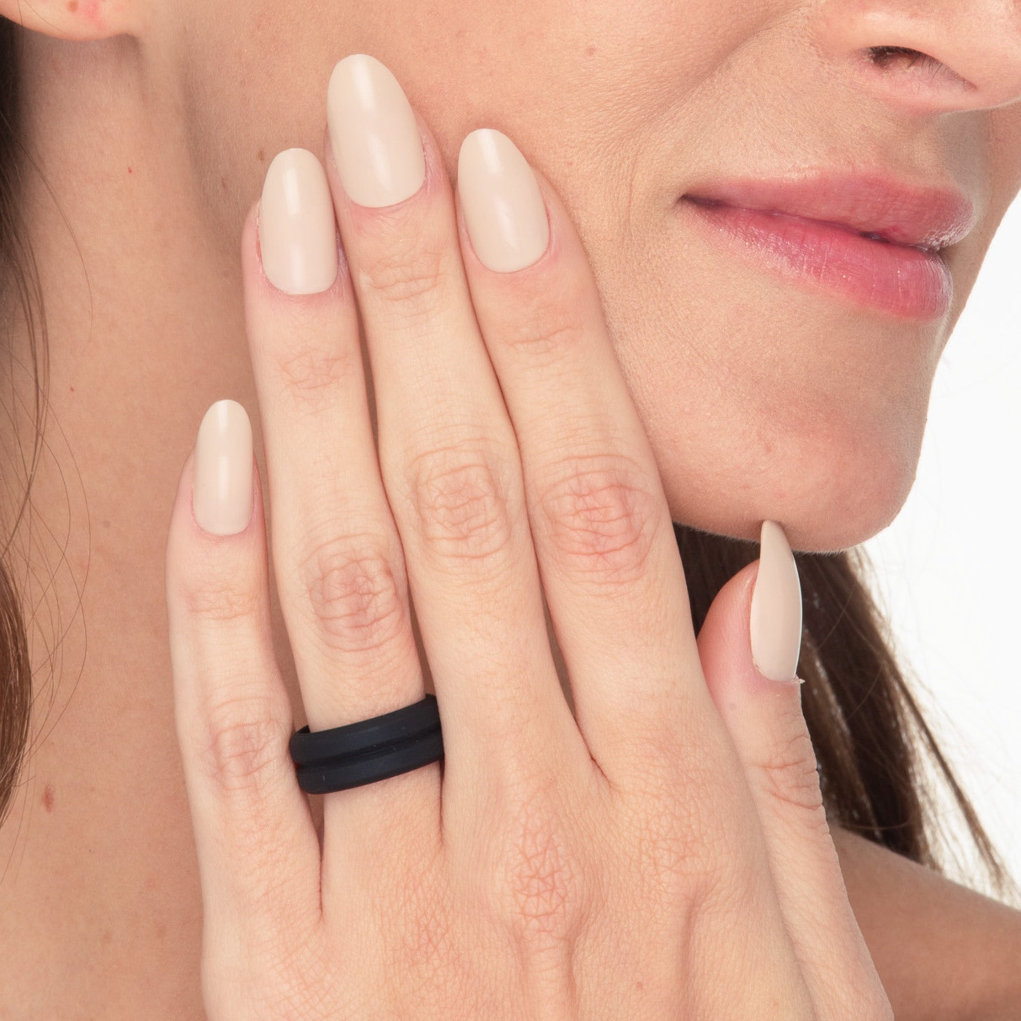 The Royal Black - Silicone Ring